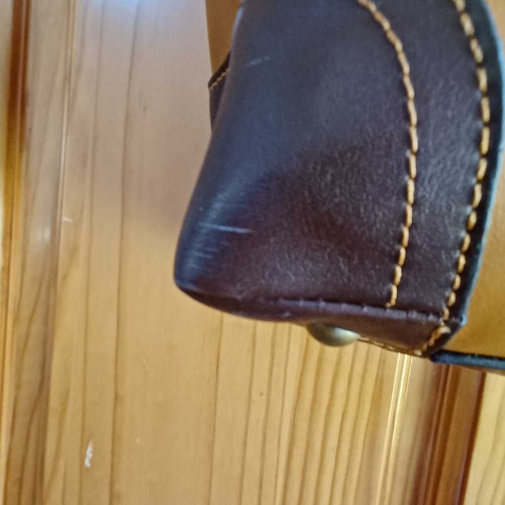🎯 SOLD! - Nine West Vegan Leather Bag. Size 13x8" EUC! - Picture 13 of 16
